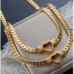 925 Sterling Silver Cuban Link heart necklace coming soon